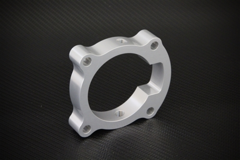 Hyundai Genesis Coupe Throttle Body Spacer - Torque Solution - Silver - `10-`12 Hyundai Genesis Coupe Throttle Body Spacer - Torque Solution - Silver - `10-`12